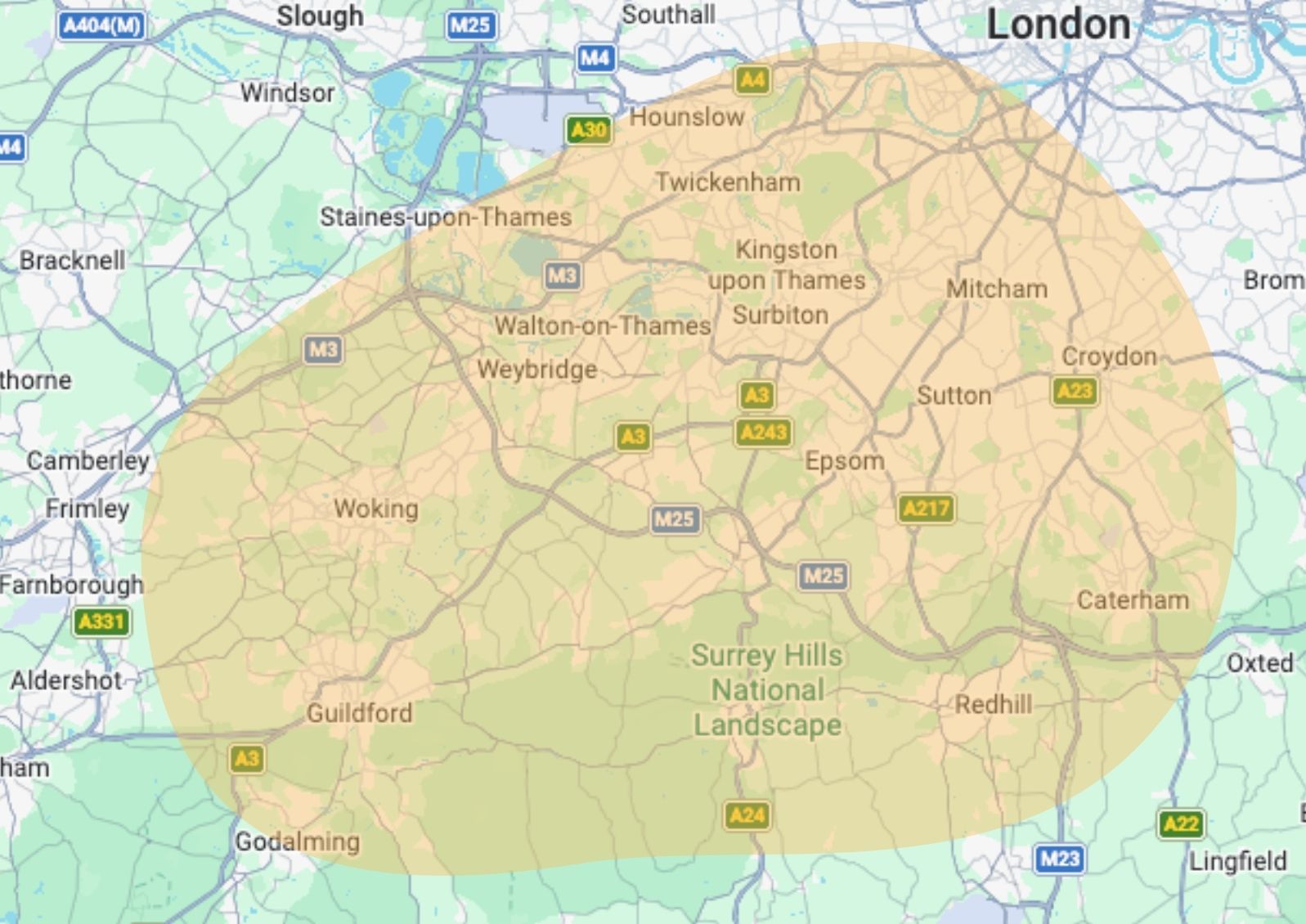 Coverage map